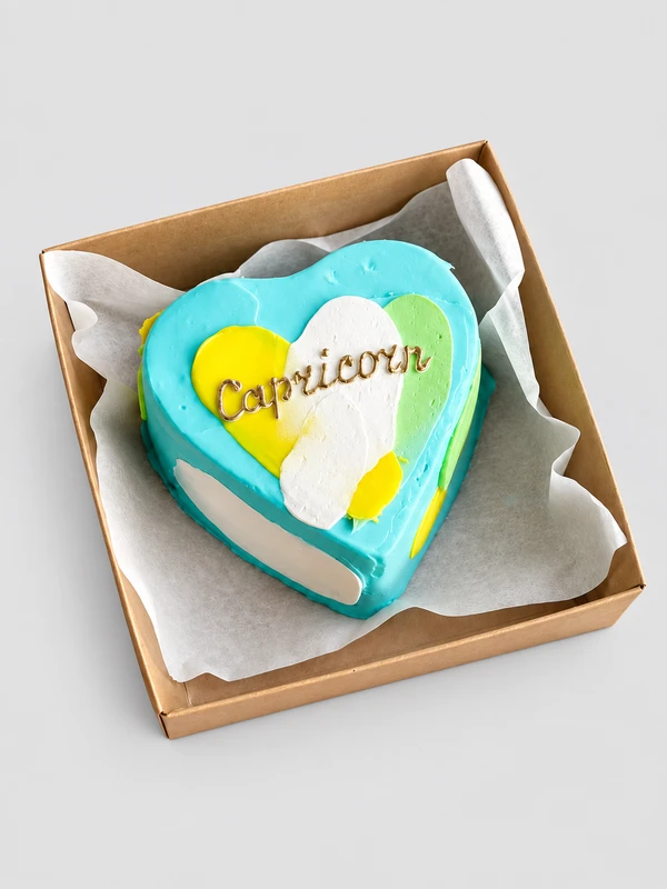 Бенто - торт "Capricorn heart" — Бенто-торт с дизайном как на фото.